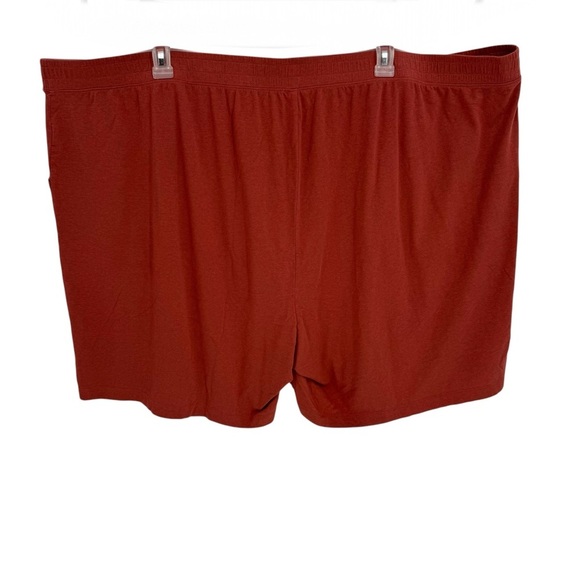 Universal Standard Pima Cotton Shorts Copper Brown Size 2XL (30-32) Pull On - Picture 2 of 6